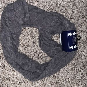 Grey north crest multi loop scarf